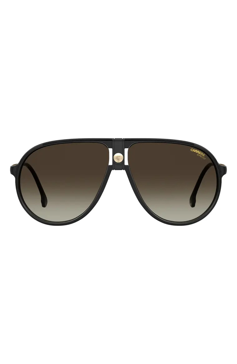 e CA1034 63mm Oversize Gradient Sunglasses | Nordstrom