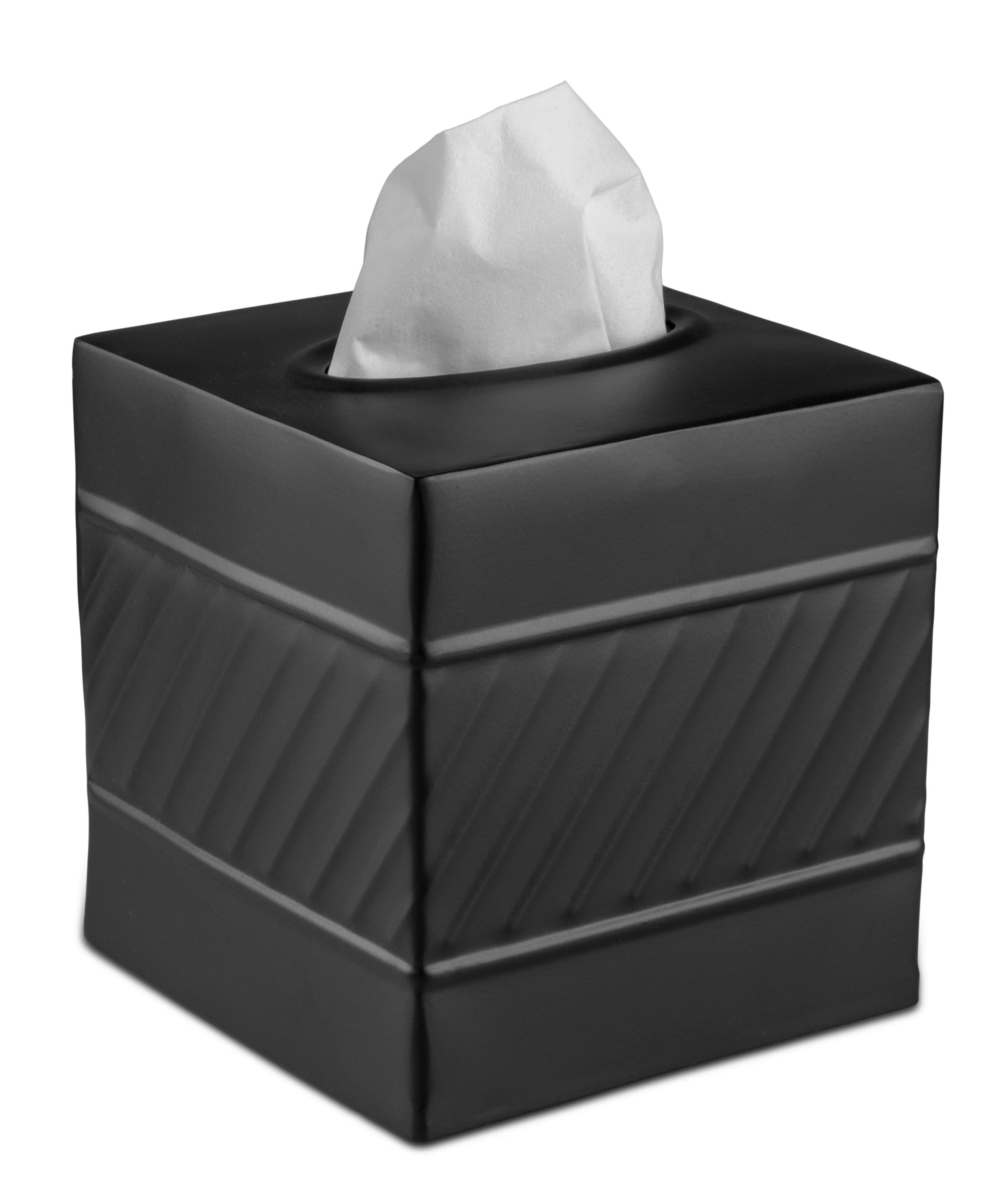 Monarch Abode Wave Embossed Metal Tissue Box Cover & Reviews | Wayfair | Wayfair North America