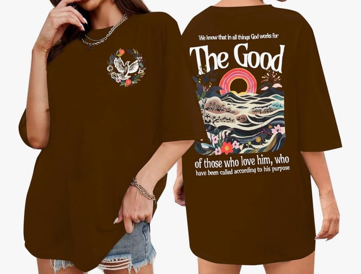 Wear your faith 🤎🕊️

#LTKOver40 #LTKootd #LTKselfcare