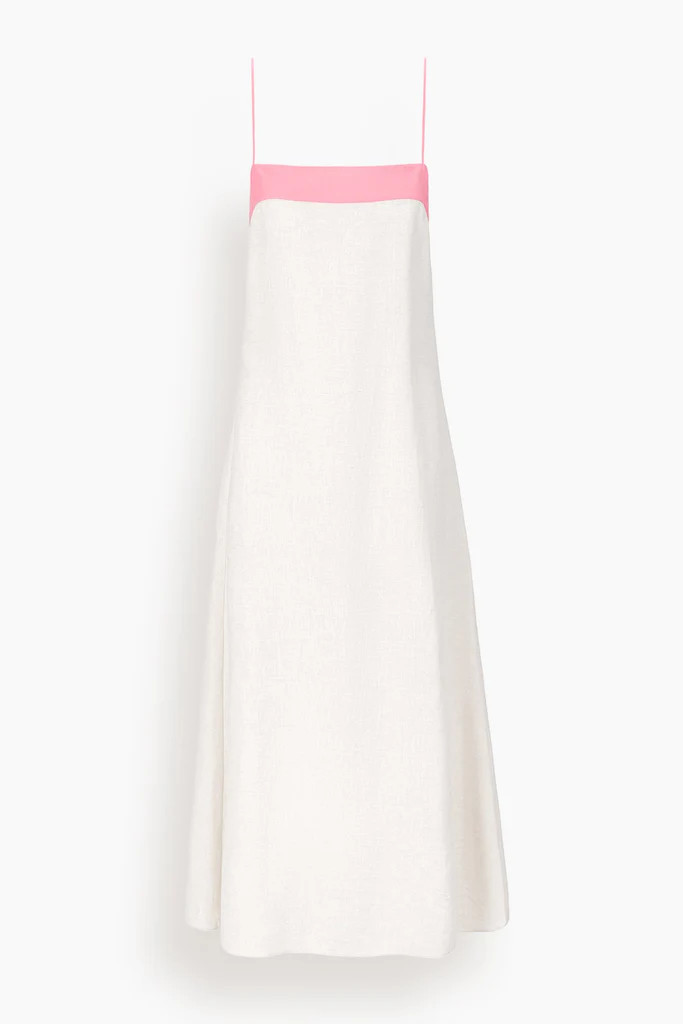 Laura Linen Dress in Blush Canyon | Hampden Clothing