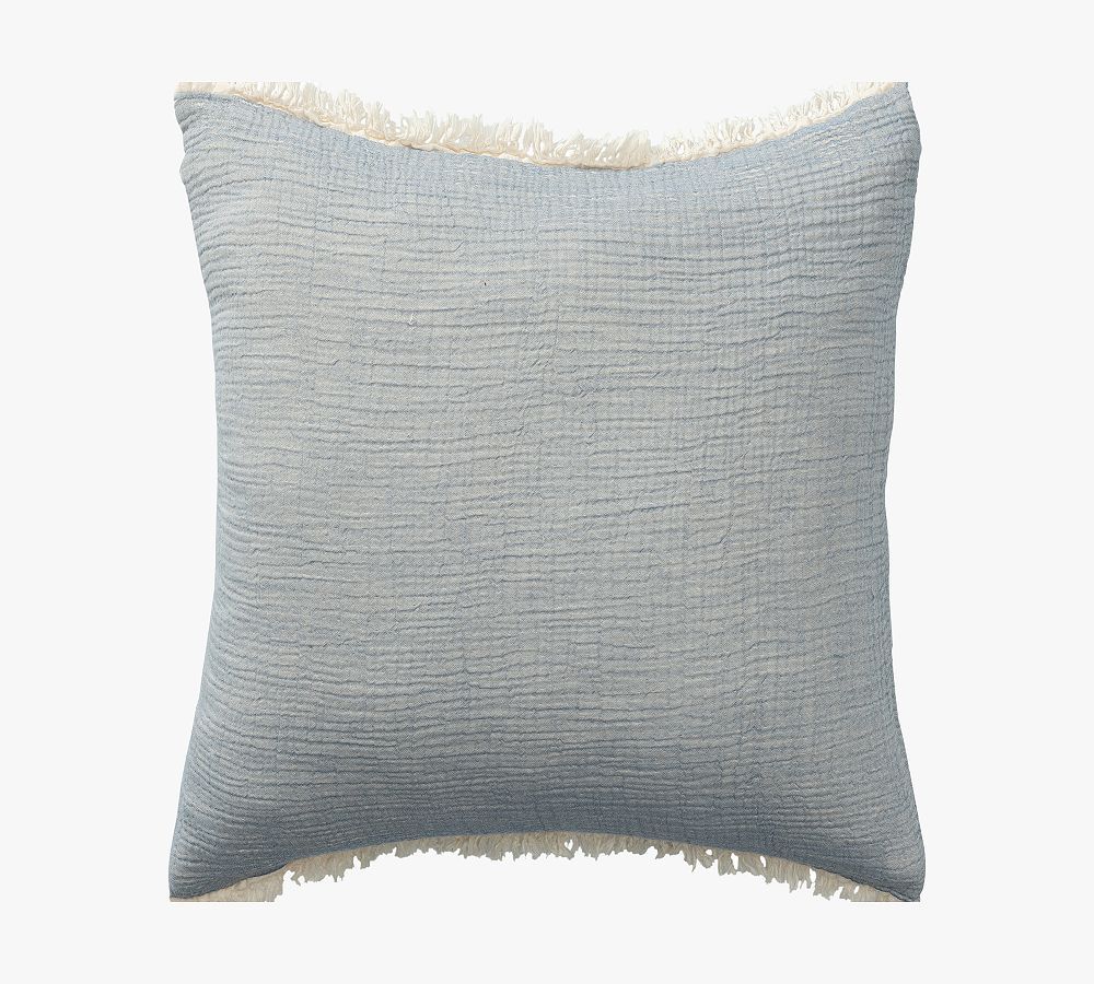 Turkish Cotton Fringe Pillow | Pottery Barn (US)