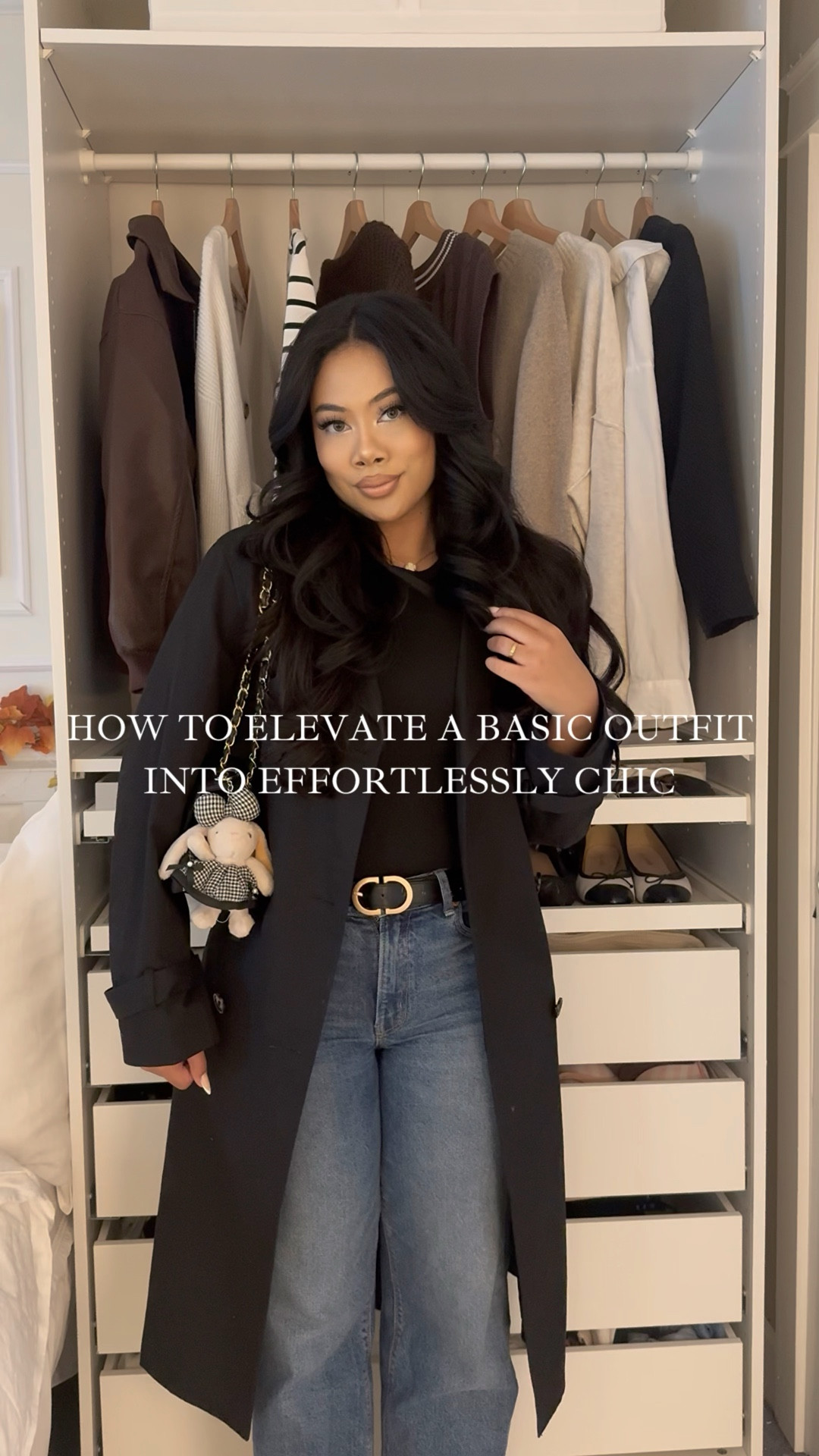 How to elevate a basic outfit into a effortlessy chic one. 🖤

#falloutfitinspo #outfitinspo #fallfashion #effortlesslychic #timelessfashion #fashion #beauty #simpleoutfitinspo #basics #outfitinspo #ootd #fall | fall outfits ideas, dark neutral colors, mid size clothing, Seattle influencer / content creator 

#LTKMidsize #LTKBeauty #LTKStyleTip