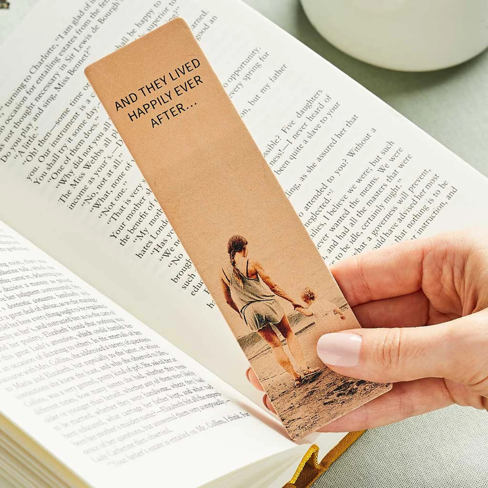 Personalised Photo Bookmark With Message | Mother's Day Gift for Book Lover Mum / Custom Bookish ... | Etsy (US)