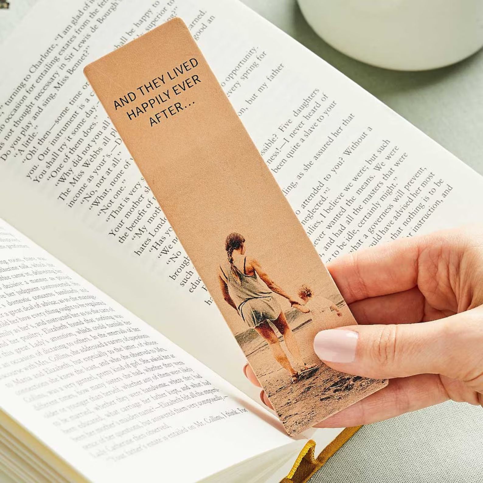 Personalised Photo Bookmark With Message | Mother's Day Gift for Book Lover Mum / Custom Bookish ... | Etsy (US)