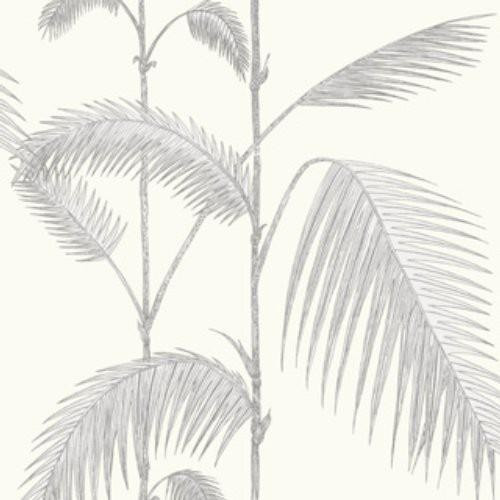 Cole & Son Palm Grey/White Wallpaper | DecoratorsBest
