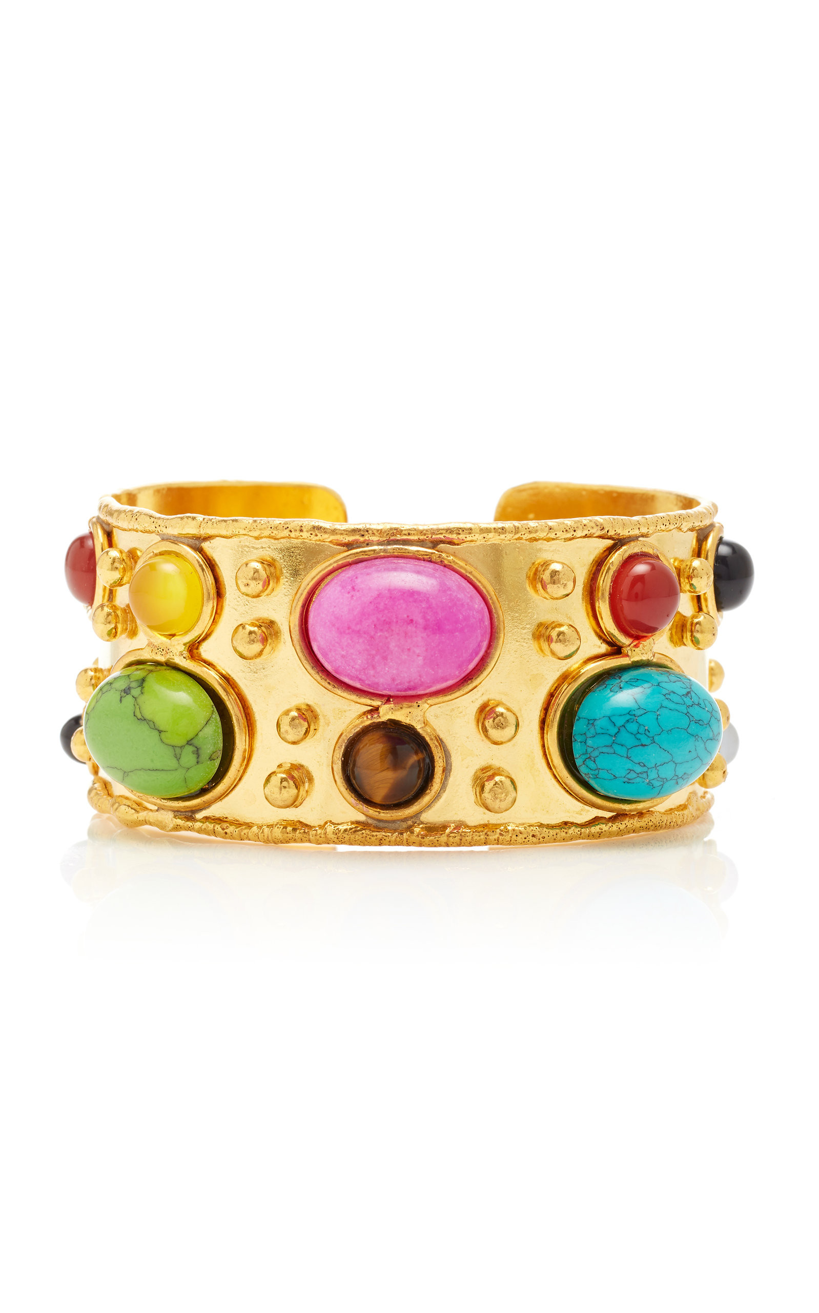 Byzantine Gold-Plated And Multi-Stone Cuff | Moda Operandi (Global)