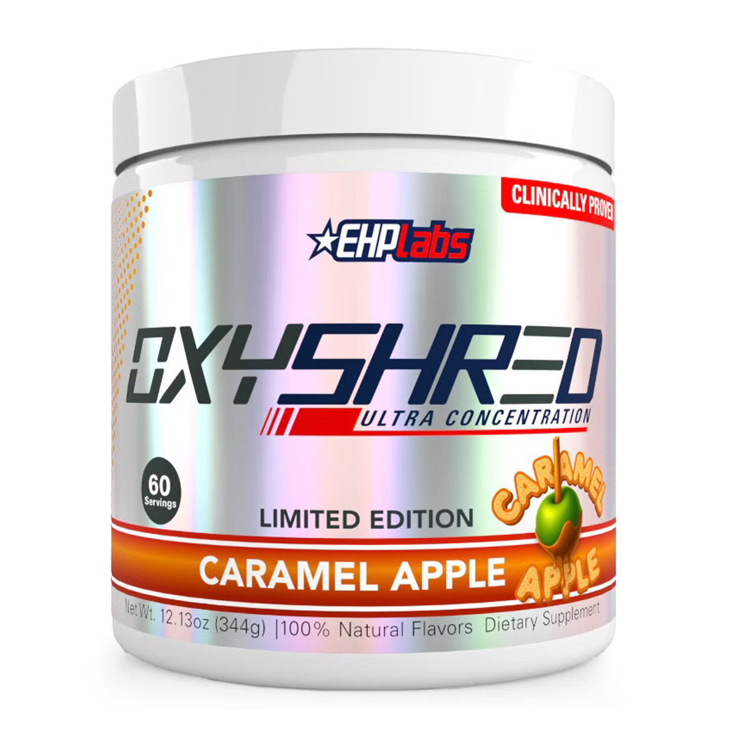 OxyShred - Caramel Apple - 12.35oz. (60 Servings) | GNC