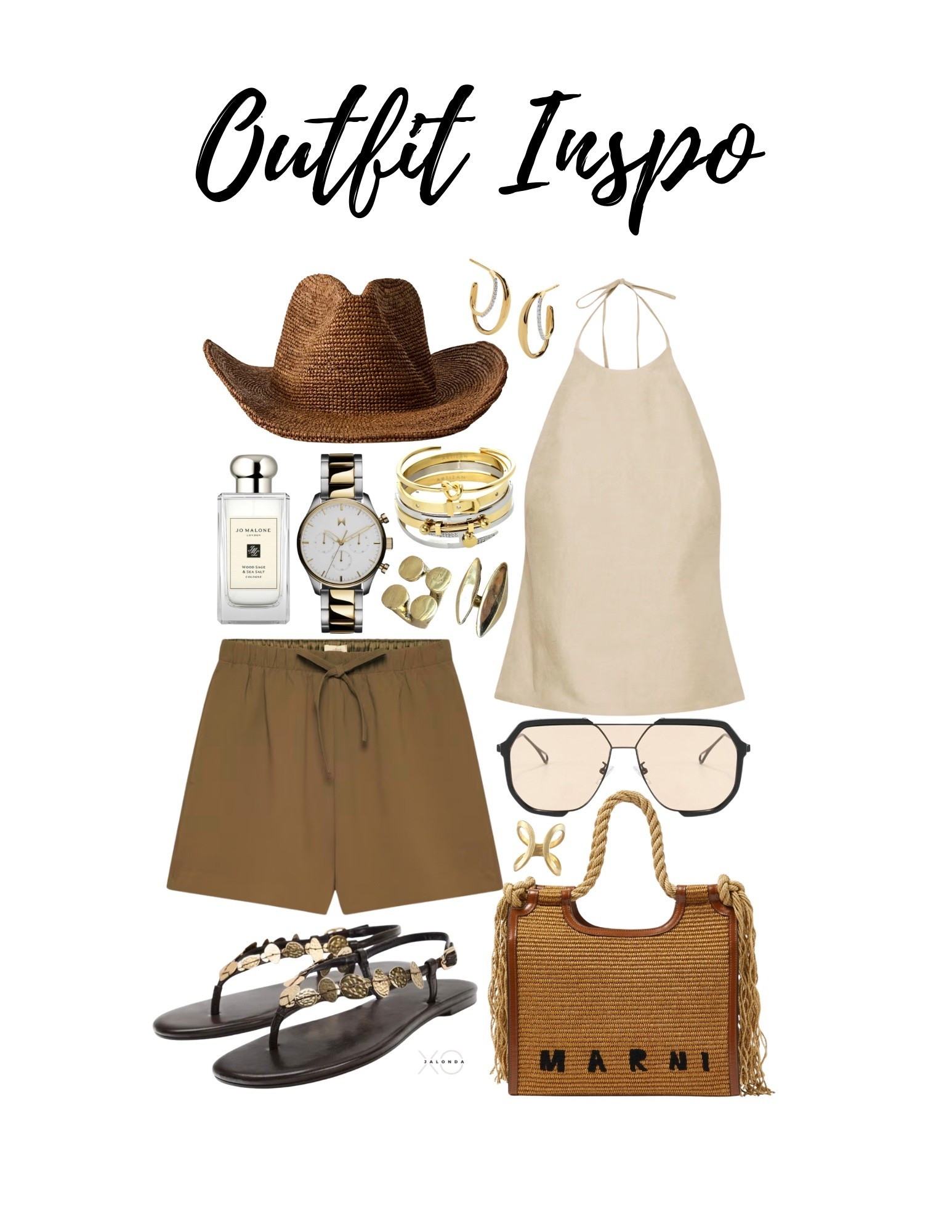 Summer looks and vibes — linen & straw are the perfect combos.
•
•
•
#xoJalonda #SummerOutfit #VacationStyle #NeutralFashion #FashionOverFifty

#LTKootd #LTKTravel #LTKOver40