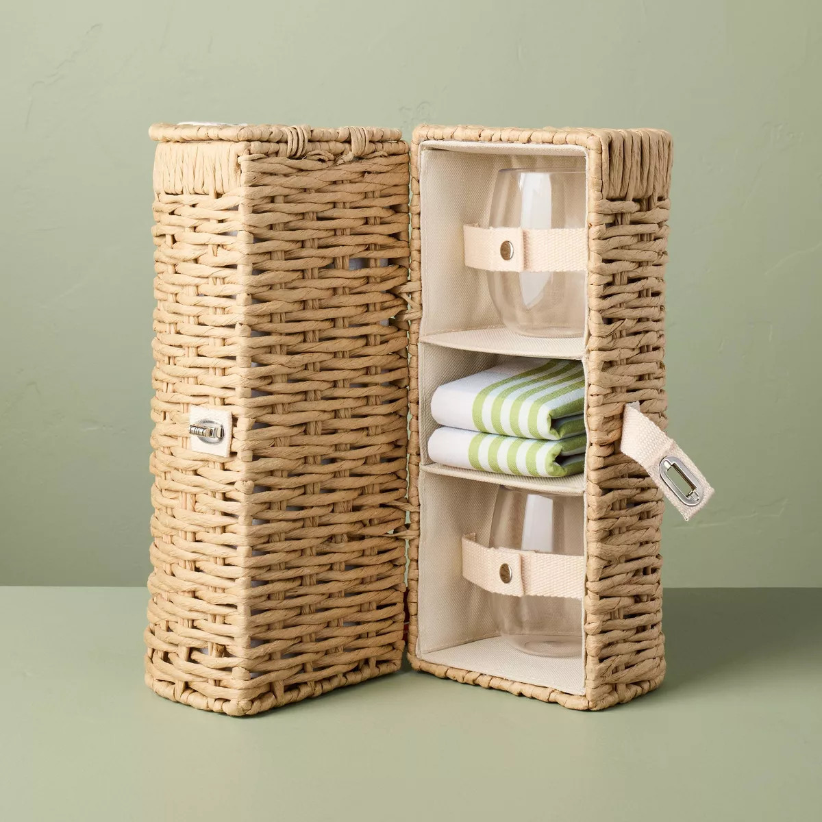 Woven Bottle Carrier - Hearth & Hand™ with Magnolia | Target