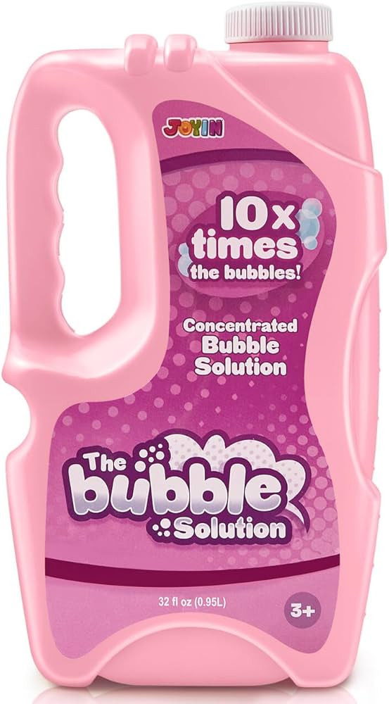 JOYIN 32 oz Bubble Solution Refills (up to 2.5 Gallon) Big Bubble Solution, Bubble Concentrated f... | Amazon (US)