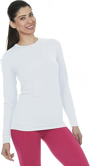 Thermajane Long Sleeve Thermal Shirts for Women Cold Weather, Womens Thermal Underwear Tops, Base... | Amazon (US)