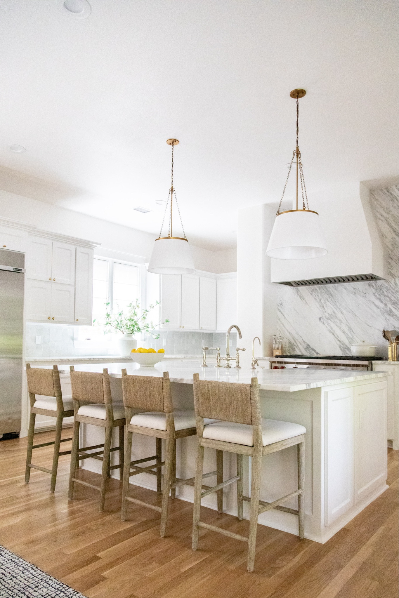 Love how light and airy my kitchen turned out! Such great neutrals and these counter stools have lasted for a few years! 

Cabinet color: SW Snowbound

Kitchen inspo, kitchen design, kitchen finds

#LTKHome #LTKSaleAlert #LTKStyleTip