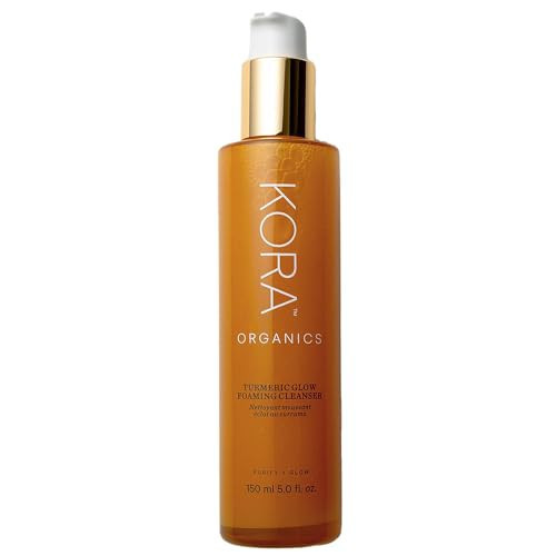 KORA Organics Turmeric Glow Foaming Cleanser, Cleanse & Nourish, Certified Organic, Cruelty Free, 5.07 oz - Face Cleanser | Amazon (US)