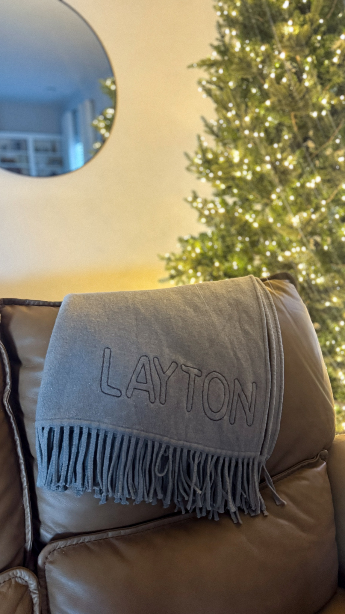 100% wool blanket personalized with a name! On sale 25% off!! 

#LTKSaleAlert #LTKGiftGuide