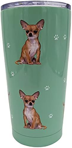 Chihuahua Tan PetBella Insulated Tumbler 16 oz Stainless Steel Vacuum Insulated Double Wall Travel T | Amazon (US)