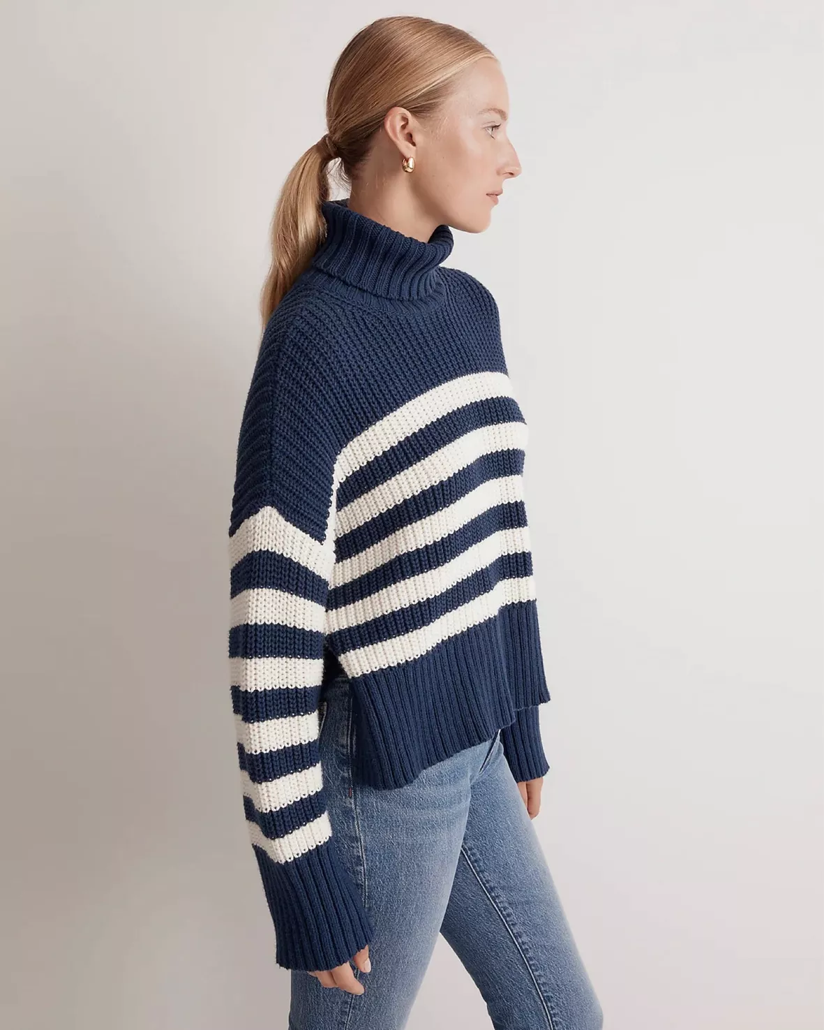 Wide Rib Mockneck Sweater curated on LTK