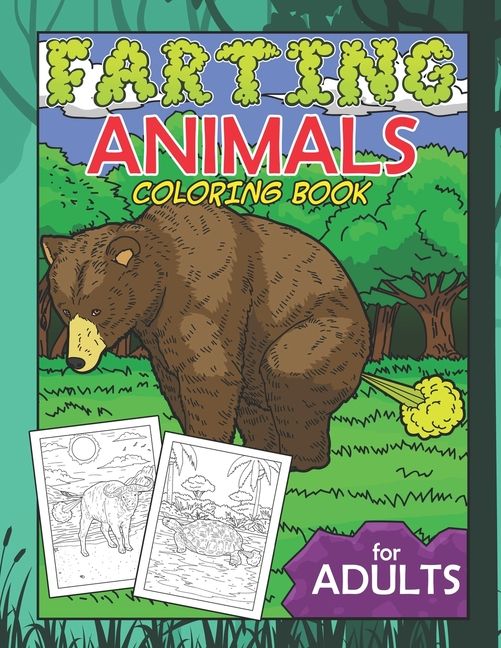 Farting Animals Coloring Book For Adults: Unique White Elephant Jokes Gag Gift For Boyfriend Funn... | Walmart (US)