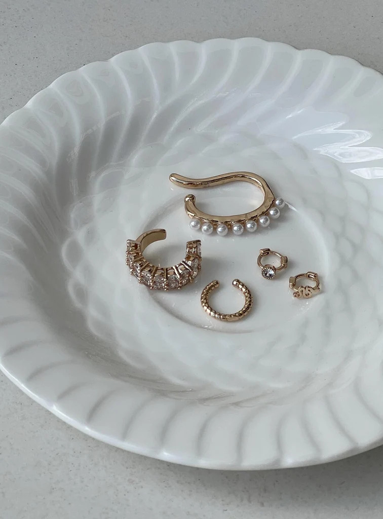 Maher Earring Pack Gold | Princess Polly US