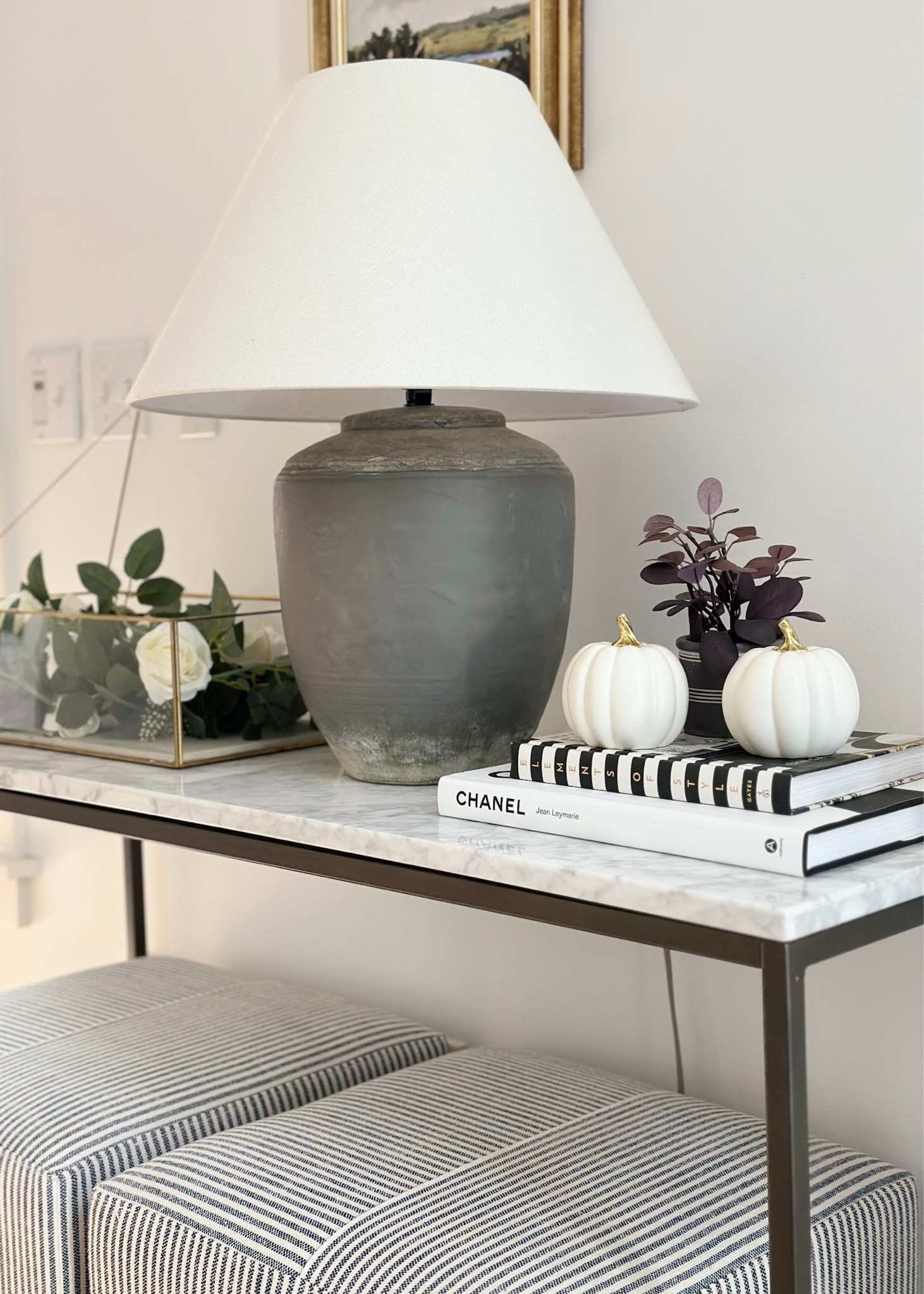 Console table styling. 👉🏼 My table lamp is sold out but I linked a few alternate options for you including a favorite from Target!

#LTKhome #LTKstyletip #LTKfindsunder100