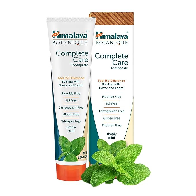 Himalaya Botanique Complete Care Toothpaste, Herbal, Mint Flavor, Fights Plaque, Freshens Breath,... | Amazon (US)