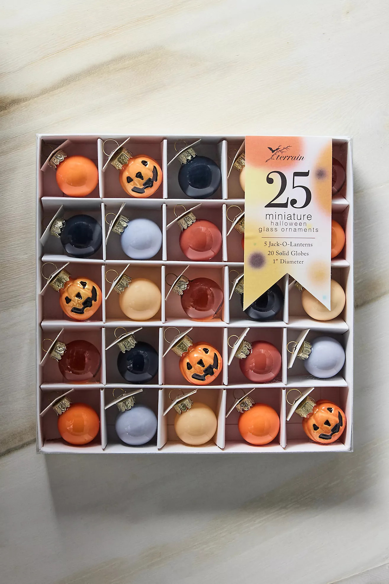 Mini Pumpkin Ornaments, Set of 25 | Anthropologie (US)
