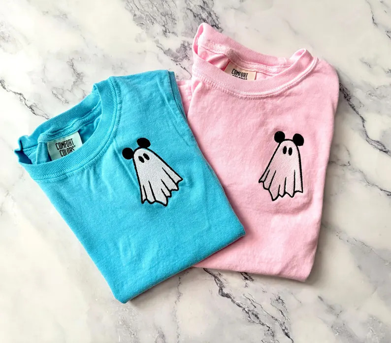 Kids Disney Halloween Mickey Ghost Comfort Colors Shirt, Youth Mickey Halloween Shirt - Etsy | Etsy (US)