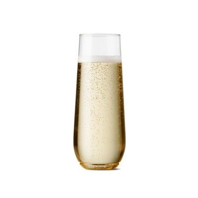 9oz Flute Plastic Champagne Glasses - TOSSWARE | Target