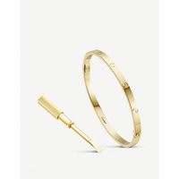 Cartier LOVE 18ct yellow-gold bracelet small, Size: 15CM, Yellow gold | Selfridges