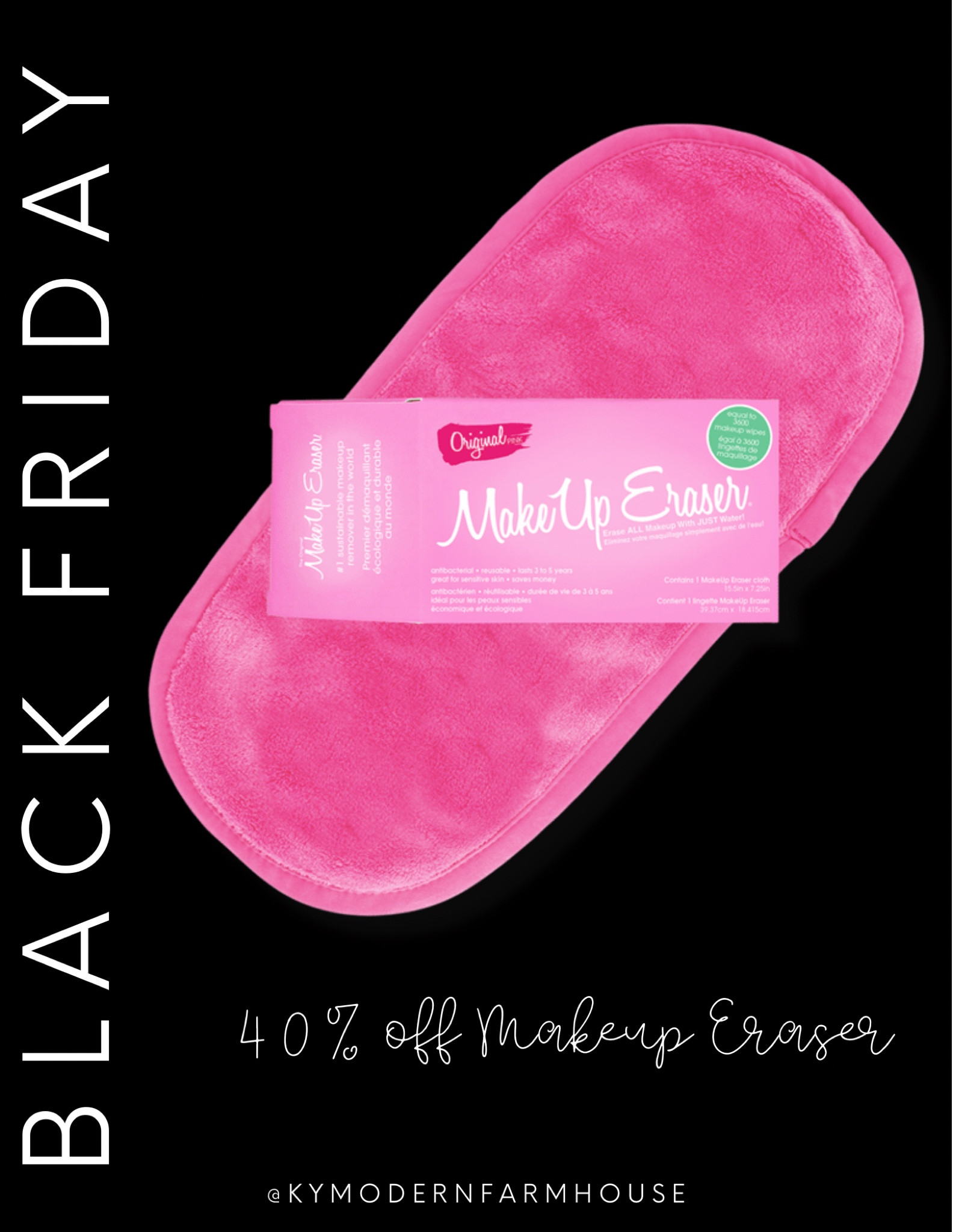 40% off Makeup Eraser! 

#LTKGiftGuide #LTKsalealert #LTKCyberweek