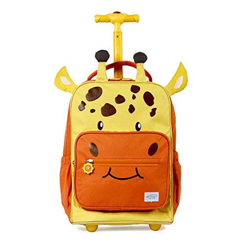 TWISE SIDE-KICK SCHOOL, TRAVEL ROLLING BACKPACK FOR KIDS AND TODDLERS (GIRAFFE) | Amazon (US)