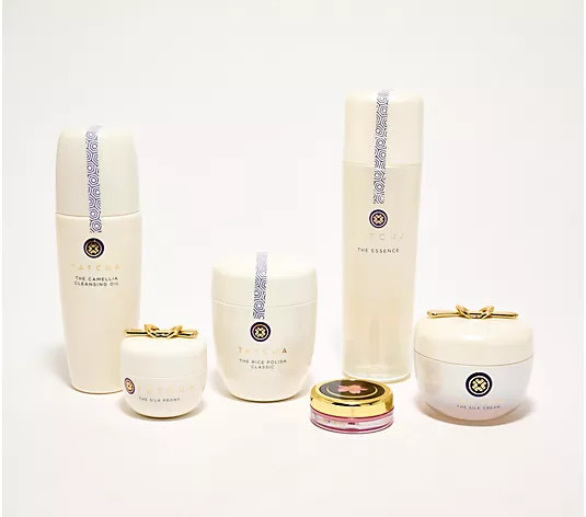 TATCHA Classic Ritual 6 pc. Grand Collection & Curated Bag - QVC.com | QVC