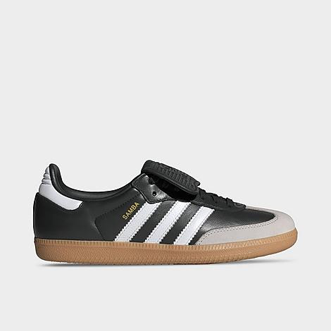adidas Women's Originals Samba Long Tongue Casual Shoes in Core Black/Cloud White/Gold Metallic Size: 9.5 | Finish Line (US)