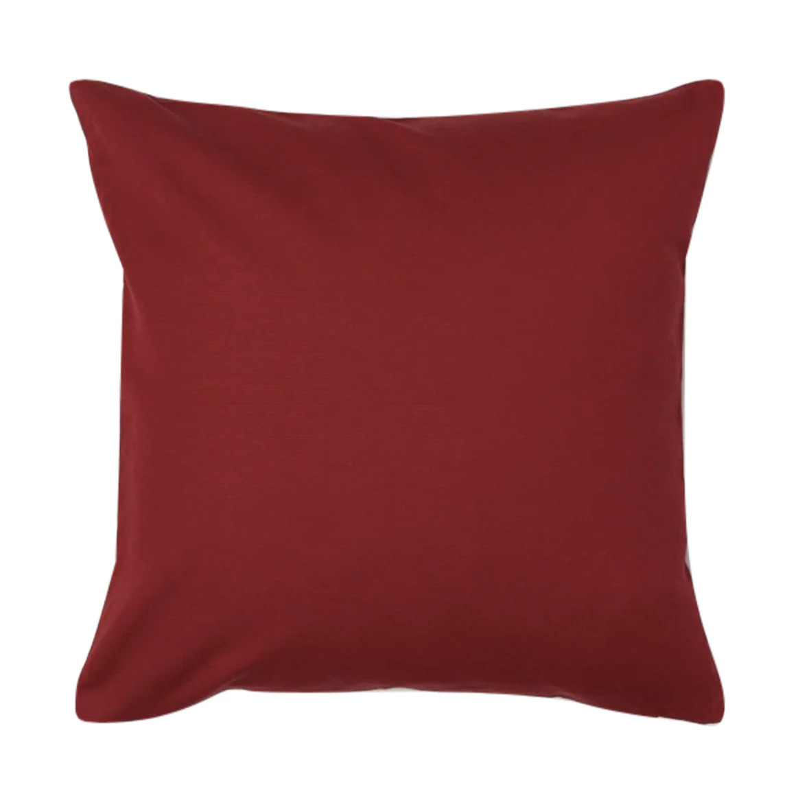 Solid Canvas | Cranberry Pillow Cover | Hackner Home (US)
