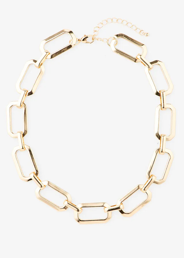 Ketting met moderne elementen goudkleurig | Bonprix NL (Influencer)
