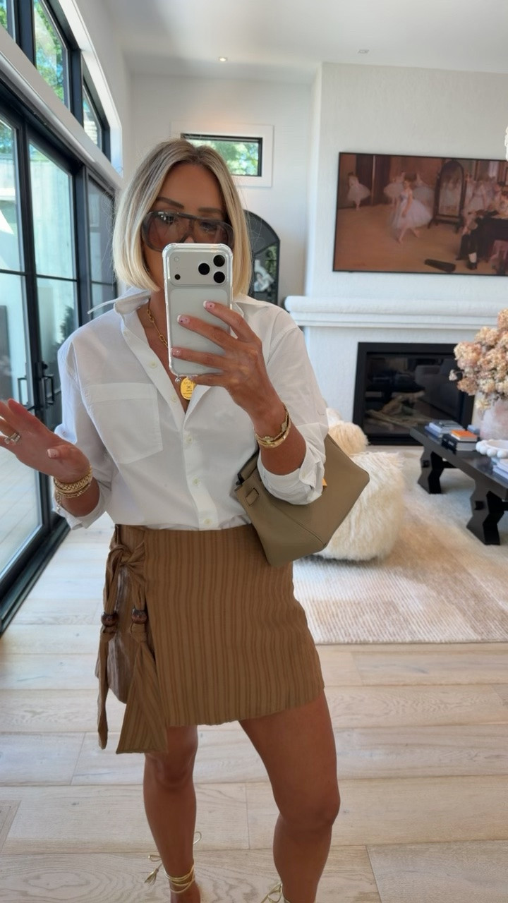 The cutest little skort from Zara 🔥🔥🔥