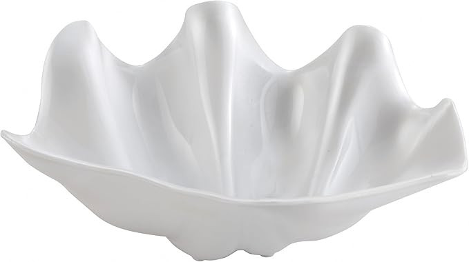 Winco PSBW-1W Shell Bowls, 22 Ounce, Medium, White, 20 Ounce | Amazon (US)