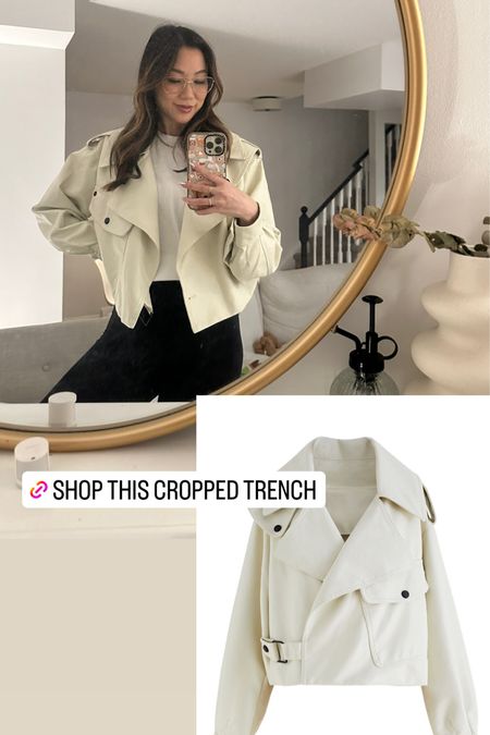 One of my favourite fall jackets of the season this cropped faux leather trench is a stylish piece of underwear. That’s perfect for wearing with casual outfits. I’ve found it here with a leggings and a t-shirt for a Chic casual look. 

#LTKfindsunder100 #LTKstyletip #LTKSeasonal