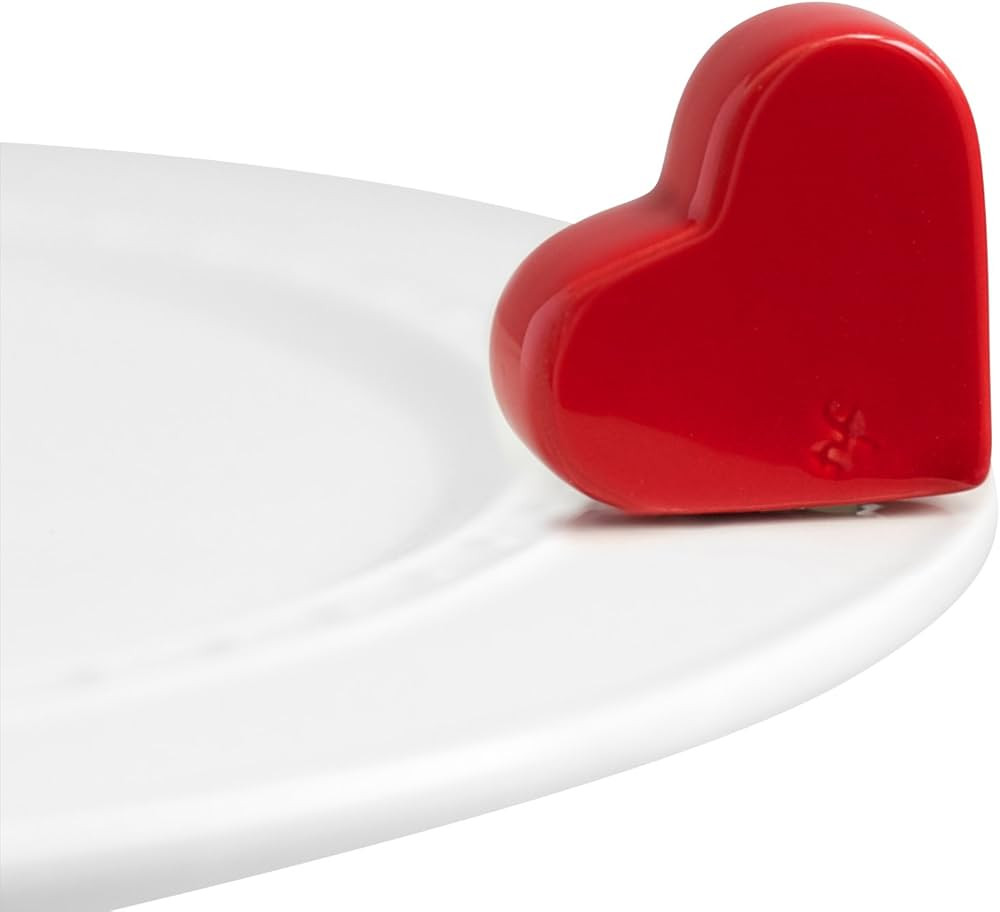 nora fleming Be Mine (Red Heart) A23 - Hand-Painted Ceramic Valentine's Day Décor - Spring Minis... | Amazon (US)