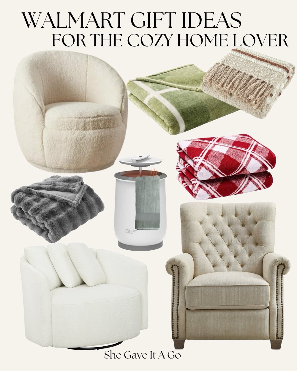 Walmart @walmart #walmartpartner gift guide ideas for the cozy home lover you know!! #walmartgifts 

#LTKGiftGuide #LTKSaleAlert #LTKHoliday