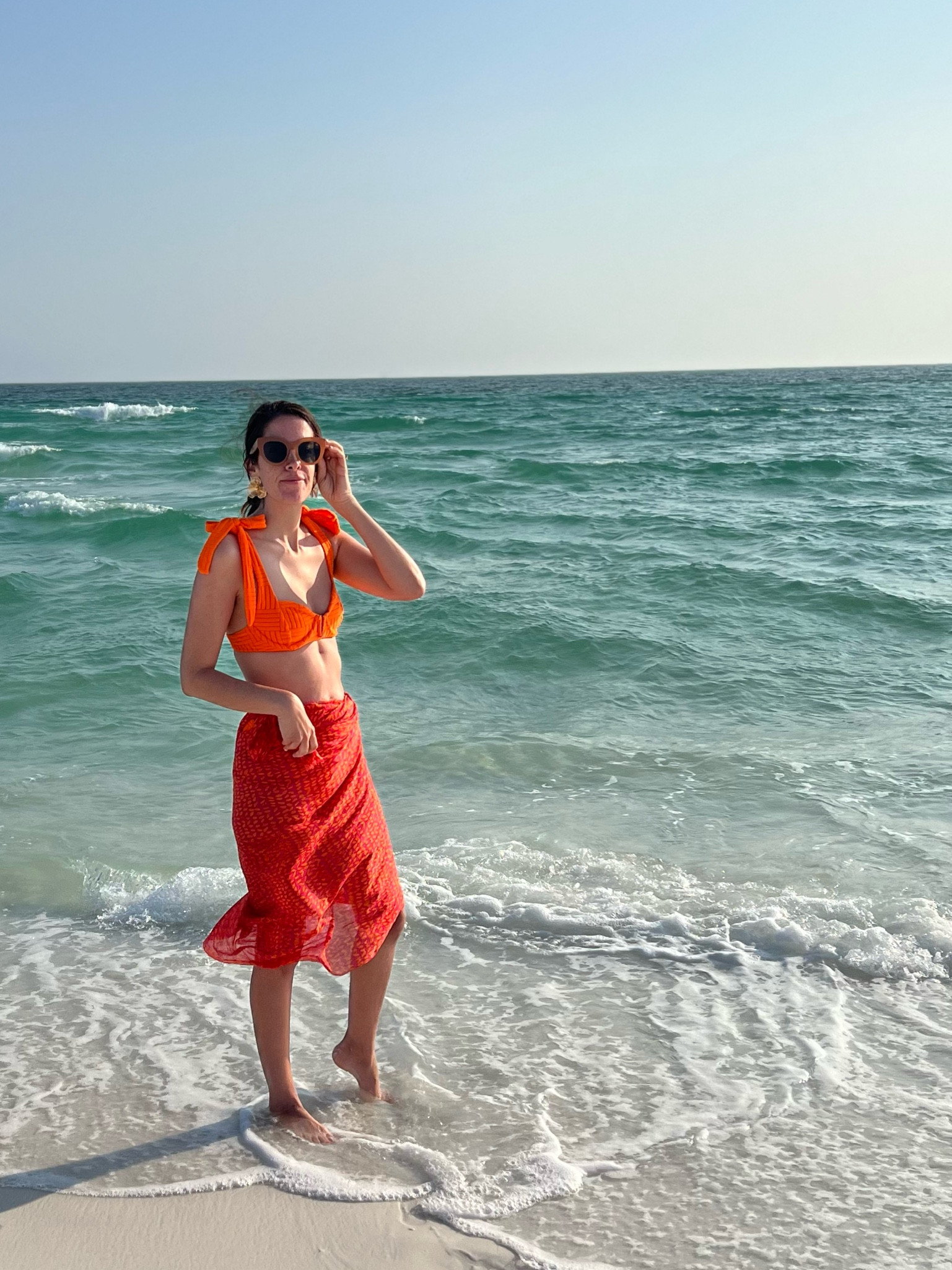 Wearing the small in both the top and bottom. Has decent coverage for the bum! 

#LTKswim #LTKSeasonal #LTKFind