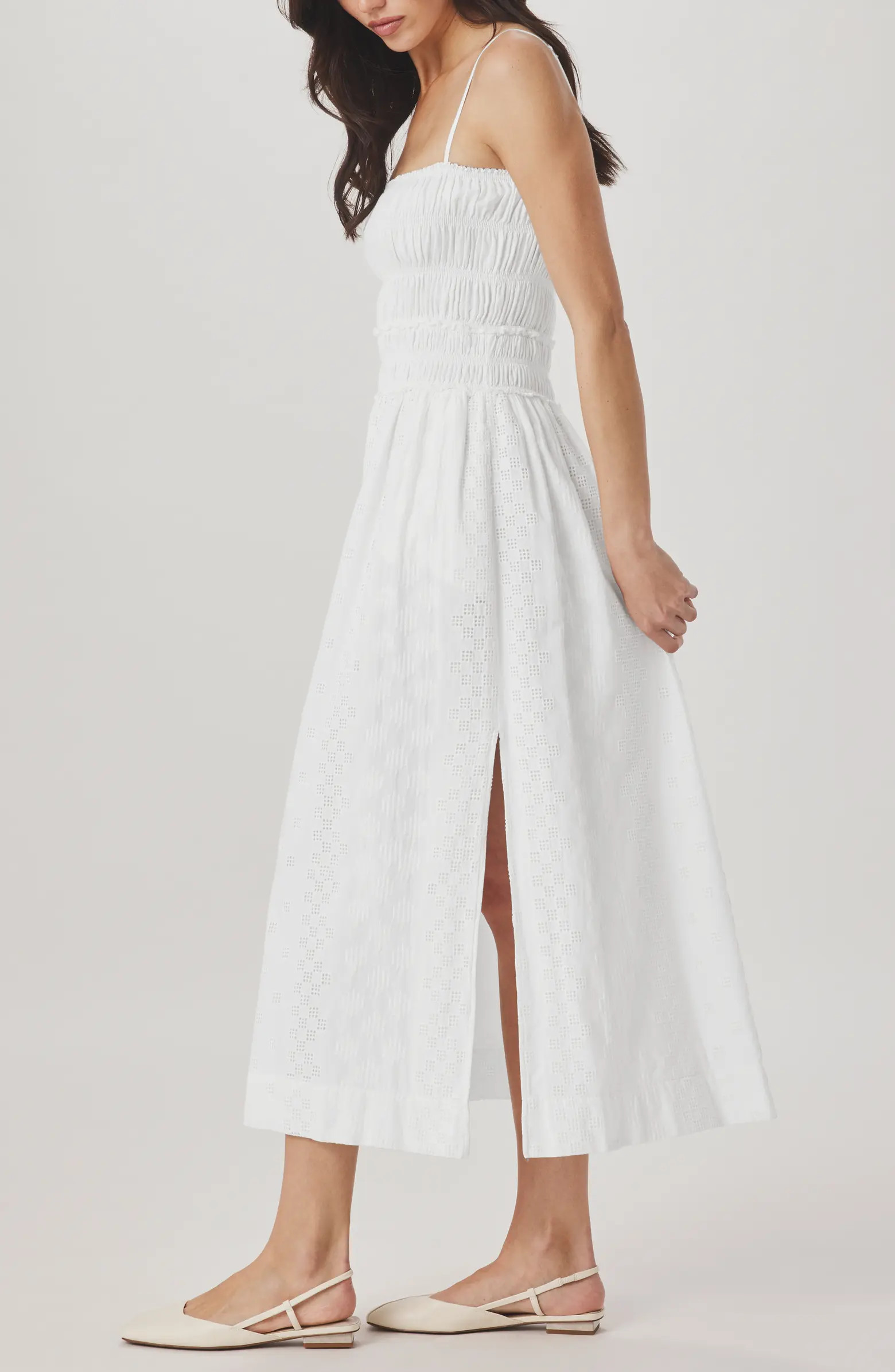 Kenzie Eyelet Sleeveless Maxi Dress | Nordstrom