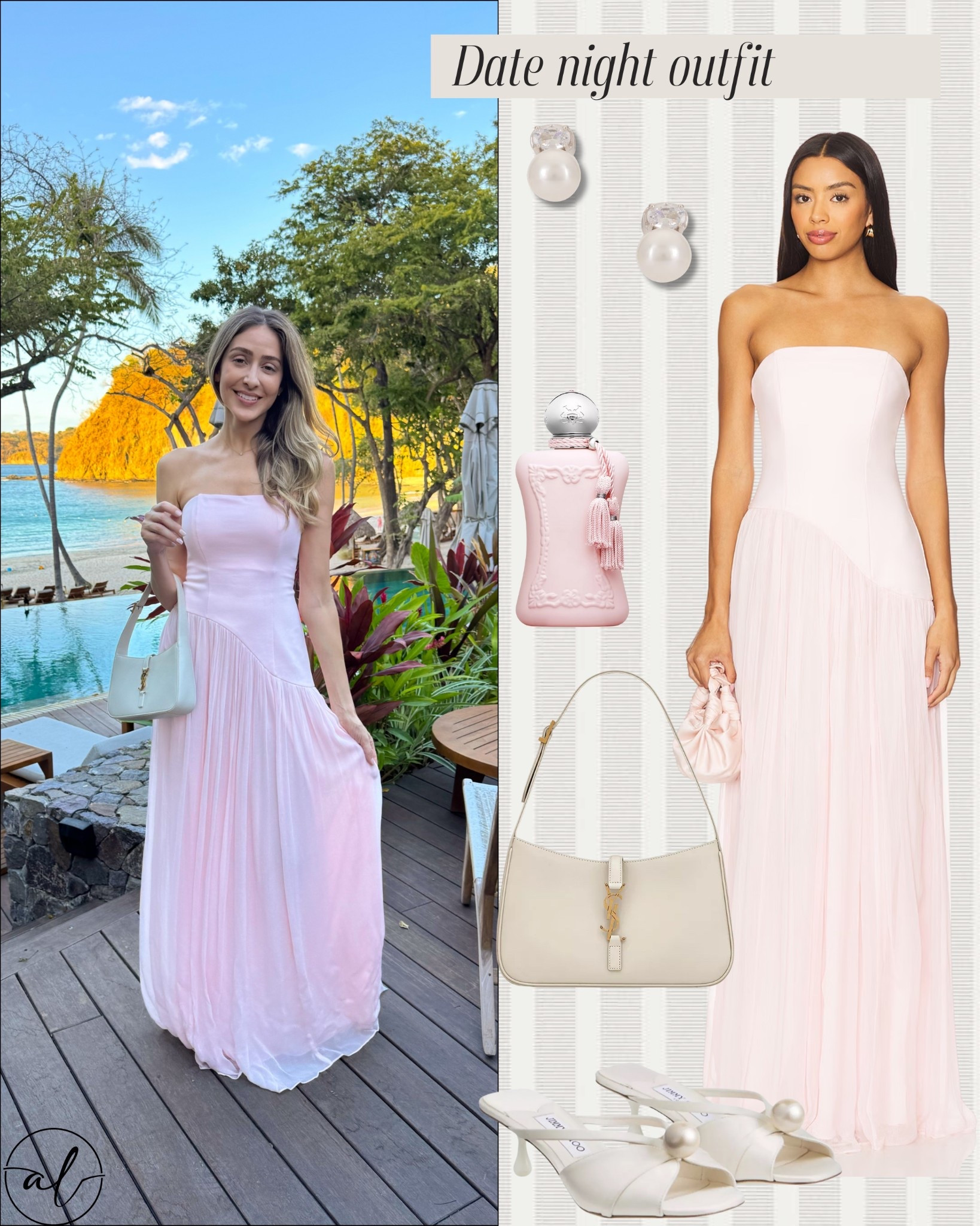 Date night outfit that is feminine, flattering, and beautiful, runs true to size, I’m wearing size small, and I’m 5’9” for your reference 🩷
Valentine’s Day dress 

#LTKootd #LTKSeasonal #LTKU