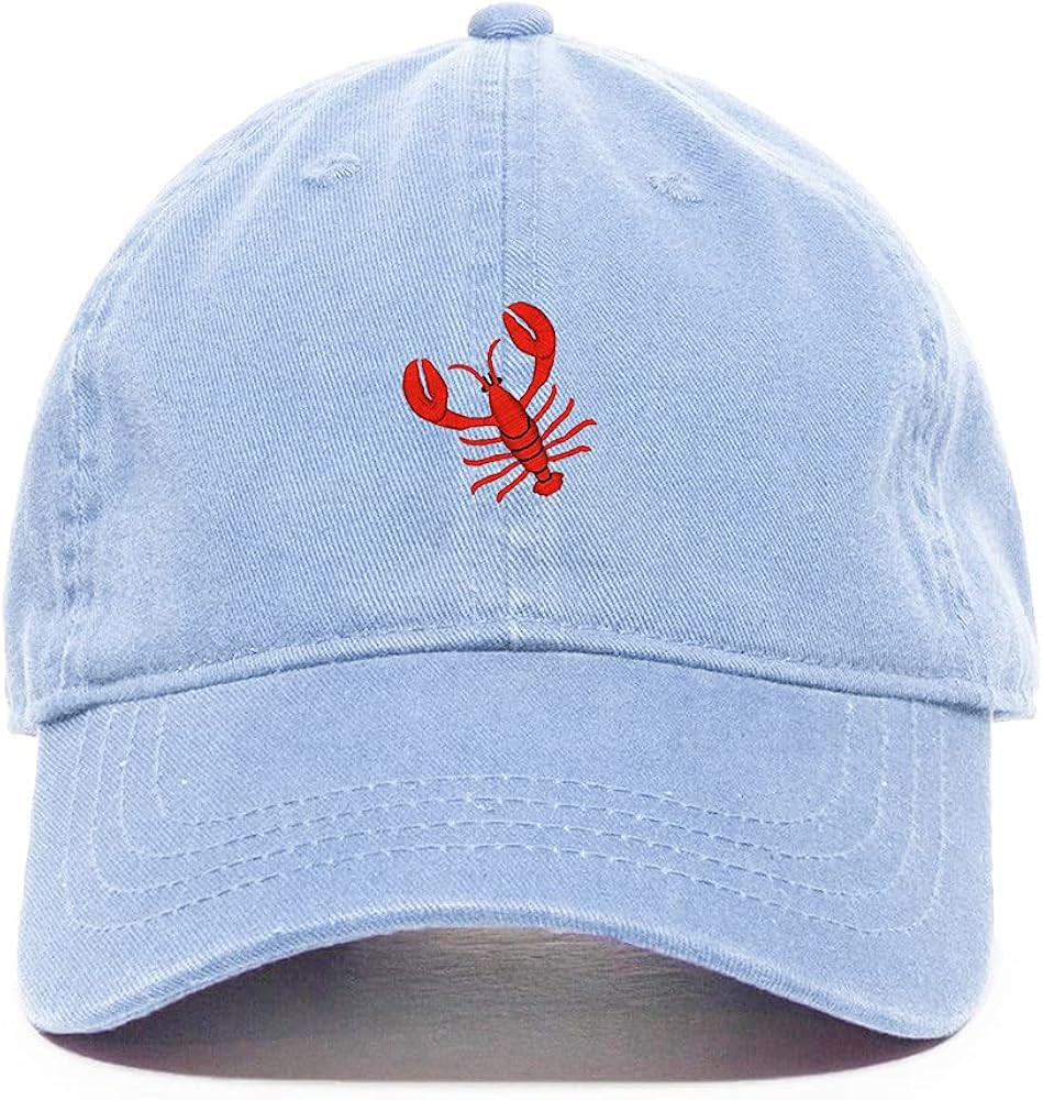 Tech Design Lobster Baseball Cap Embroidered Cotton Adjustable Dad Hat | Amazon (US)