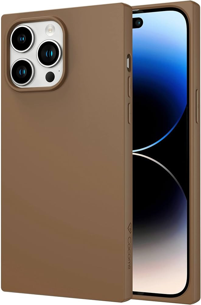 Cocomii - Rectangle Case Compatible with iPhone 14 Pro Max - Soft Touch Silicone, Microfiber Lini... | Amazon (US)