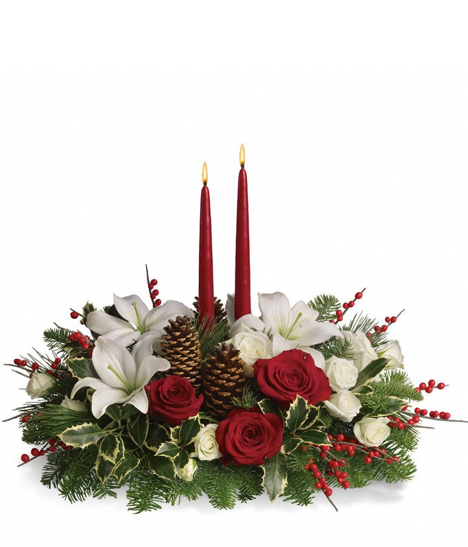 Christmas Wishes Centerpiece | From You Flowers