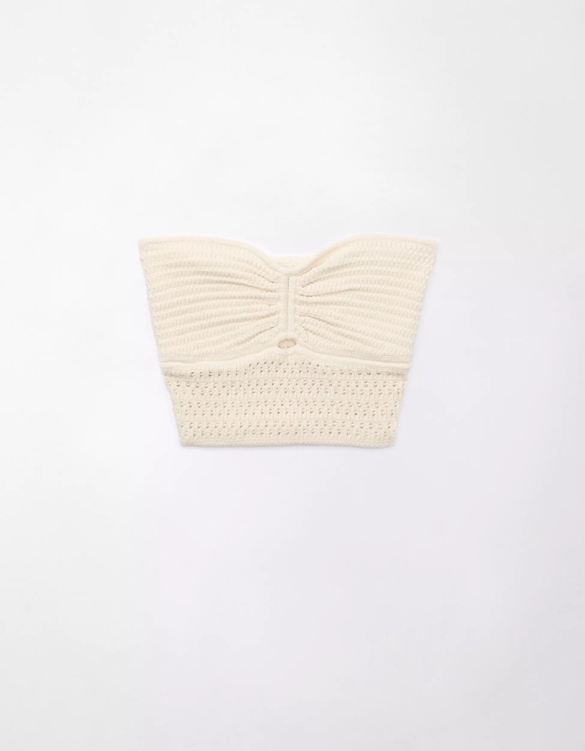 AE Cinch Front Crochet Tube Top | American Eagle Outfitters (US & CA)