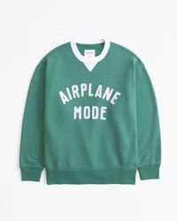 Airplane Mode Vintage Sunday Crew | Abercrombie & Fitch (US)