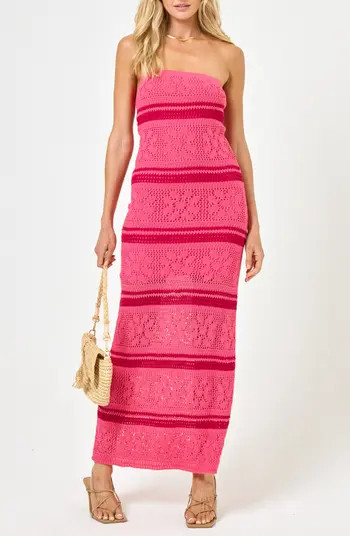 LSPACE Rosalia Strapless Knit Cover-Up Dress | Nordstrom | Nordstrom