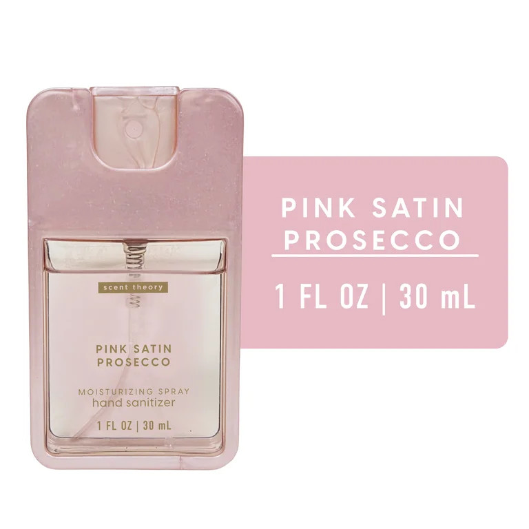 Scent Theory Hand Sanitizer Spray, Pink Satin Prosecco, 1 fl oz | Walmart (US)