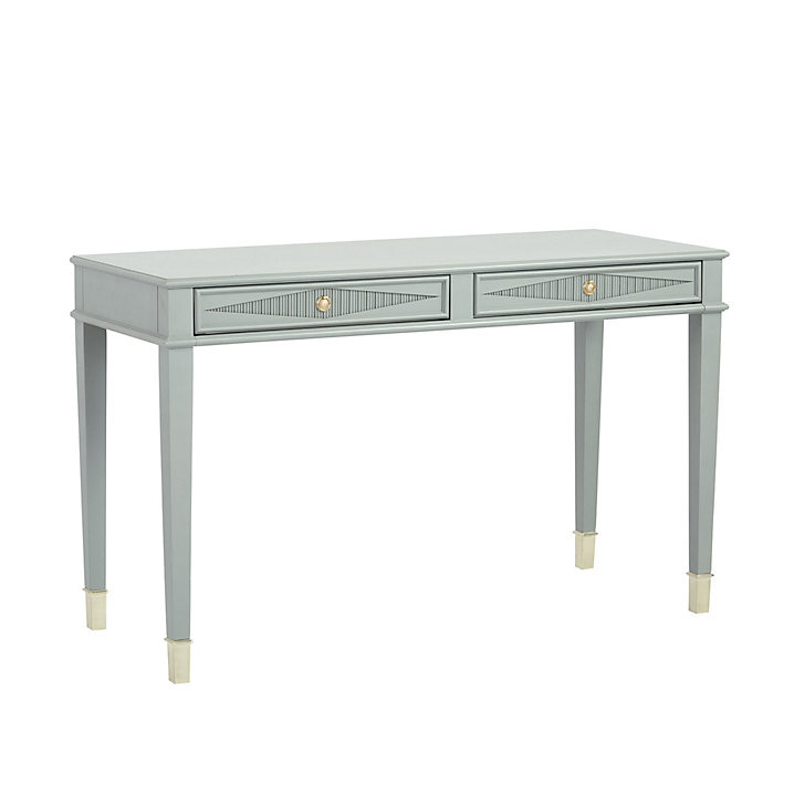 Margaret Desk with Brass Florette Pulls & Metal Capped Feet | Ballard Designs, Inc.
